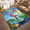Super Mario Party Fun Square rugs are a great choice for living rooms, bedrooms, home décor, and as gifts.