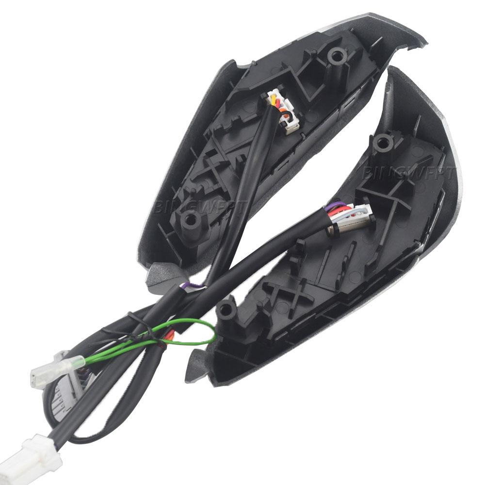 Silver Steering Wheel Cruise Control Switch Buttons 25550-3DA6A For Nissan Tiida 2011-2015 For Nissan Versa 2014-2015