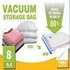 Vacuum Storage Bags with Hand Pump, Large Vacuum Seal Bags for Clothing Organizer Space Saver Bag for Travel Lugggage, Blankets
