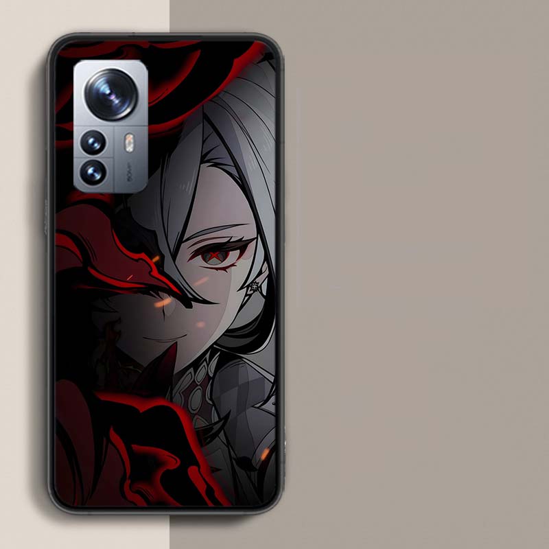 Arlecchino Genshin Impact Phone Case For Xiaomi 15 Poco X7 X6 F7 14 Ultra Mi F6 F5 F4 F3 X5 X4 X3 M6 Pro M5 M5S M3 Capa Coque
