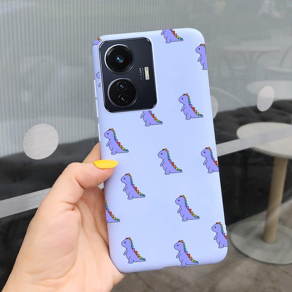 Cute Animal Cartoon Case For Vivo Y55 4G 5G Cases Luxury Silicone Cover For Vivo Y75 4G 5G Fundas Silicone Cool Style Bumper