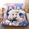 3D Game Genshin Impact Bedding Sets Keqing Xiao Duvet Cover Set 2_3 Pieces Boys Adults Single Full Queen King Size Bed Linen