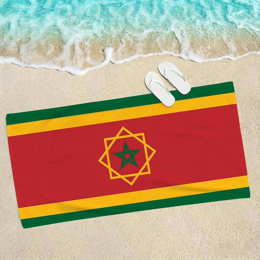 Nation Morocco Beach Towel For Beaches Yoga Studios Gyms Hot Springs Swimming Pools And Picnics