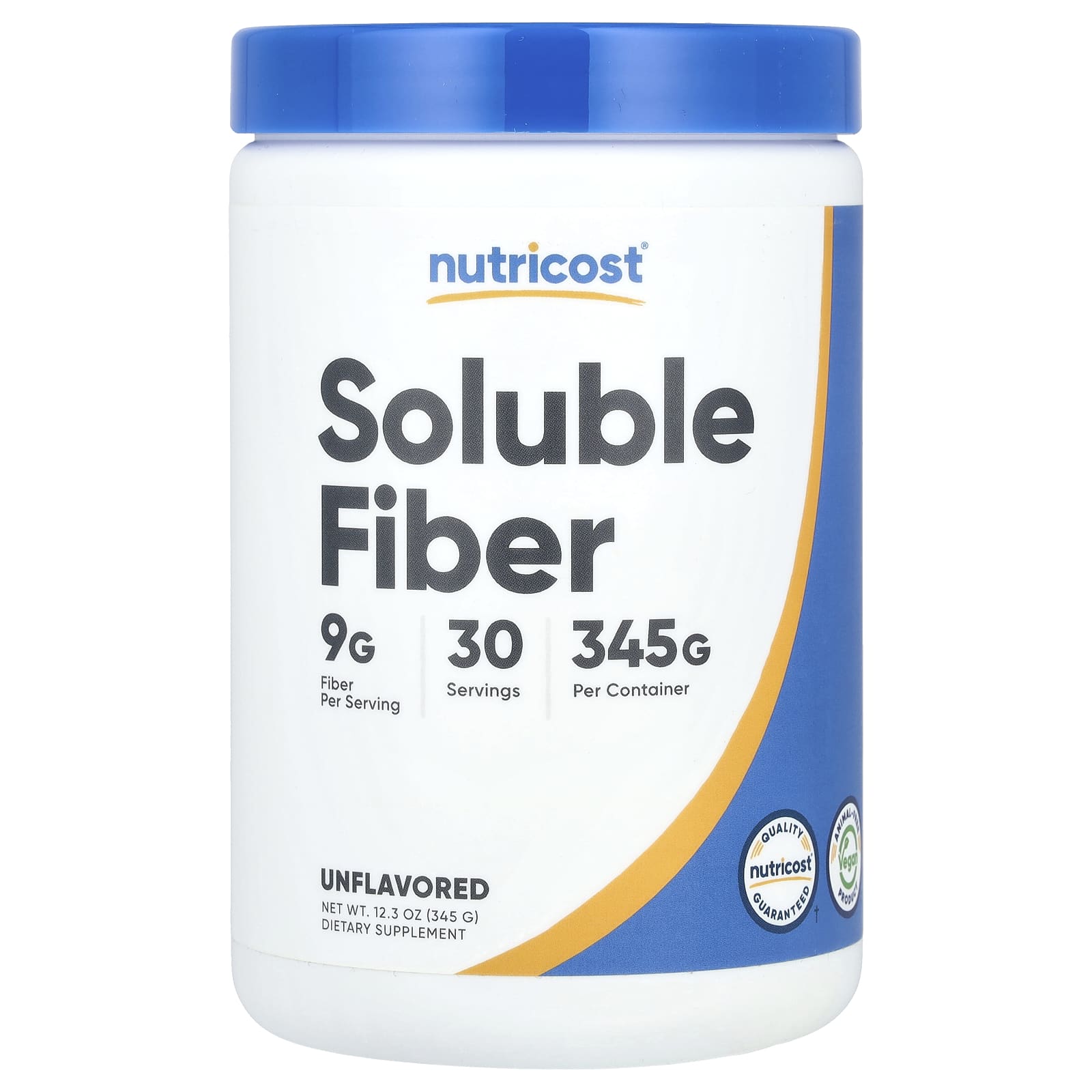

Nutricost, soluble dietary fiber, unflavored, 345 g (12.3 oz)