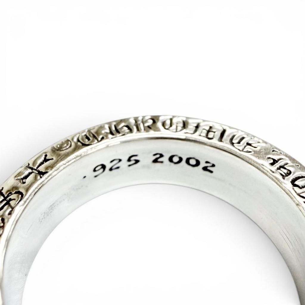 Excellent CHROME HEARTS Ring ring SPACER PLN 0.2"" Spacer Plane Silver 925 mens Used