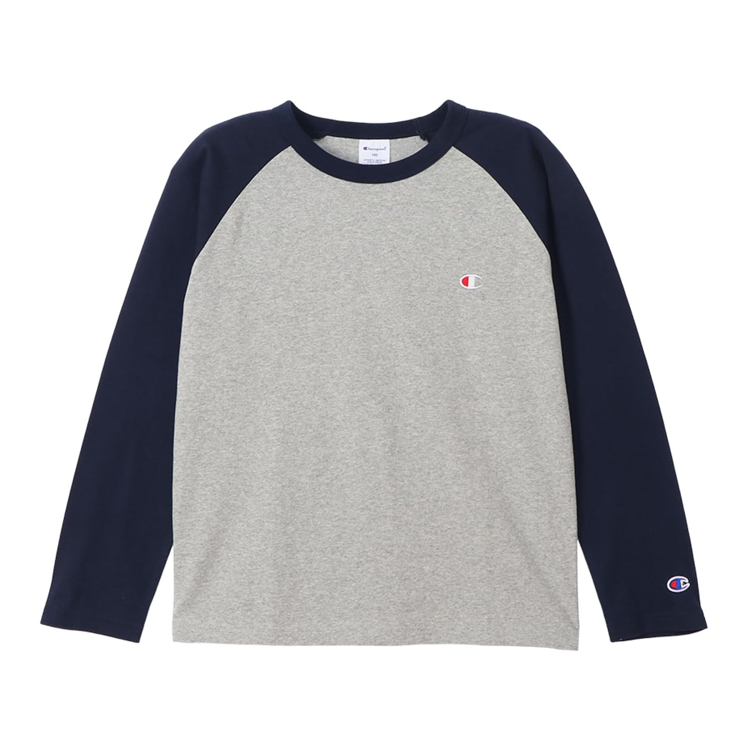 

Champion Long Sleeve Crew Logo Raglan Long Sleeve Kids T-Shirt, Neck, 100% Cotton, Single-Point Embroidery, T-Shirt (CK-Y403-37Z-140)