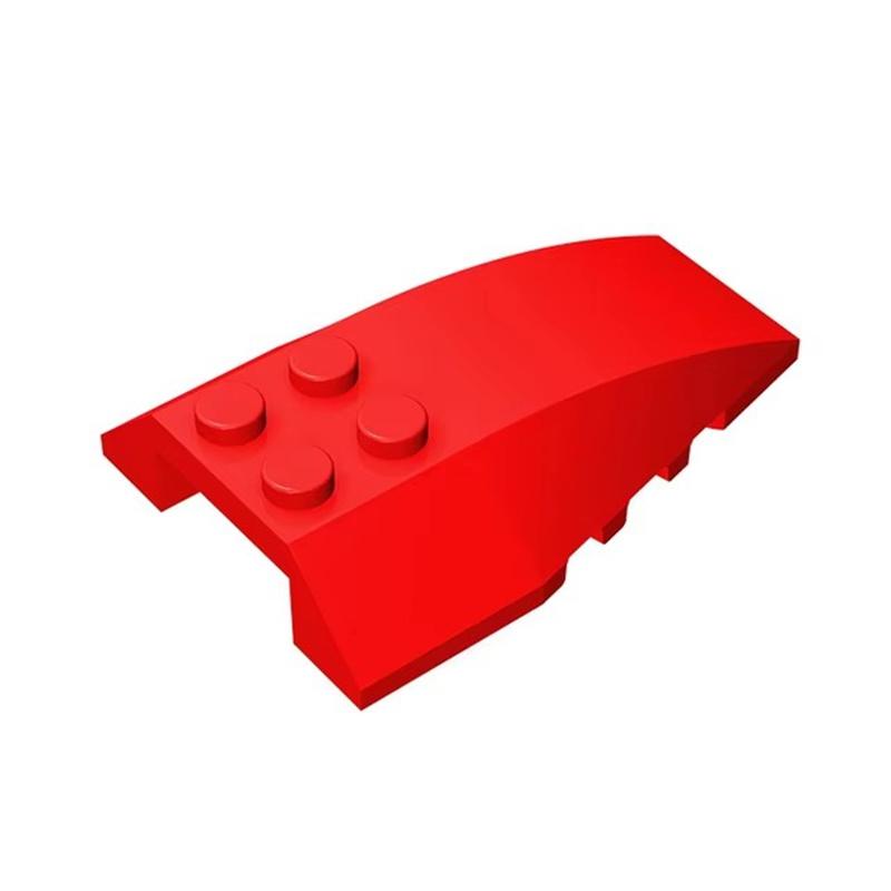 20PCS MOC parti 43712 cuneo curvo 6x4 triplo compatibile mattoni fai da te Assmble Building Blocks particelle Kid Puzzle cervel
