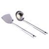 Stainless Steel Spatula Spoon for Home Use, Large Spoon for Serving Porridge, Thickened Long-Handled Stainless Steel Spoon, Commercial Kitchen Set