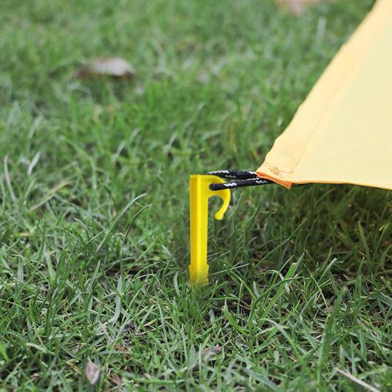 5 Stück Erdnagel Sägezahn Stabil Dick Hohe Härte Zeltnägel für Camping