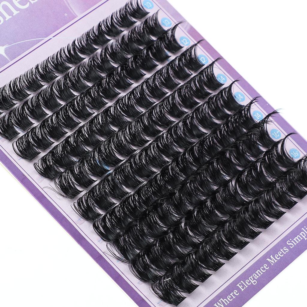 Hot Melt Single Cluster Diy False Eyelashes Simulated Eyelashes 10-16Mm Natural Eyelashes