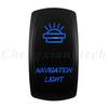 12V 20A Blue Led Car Boat Laser Rocker Switch ON OFF (ON) OFF ON OFF ON (ON) OFF ON (ON) OFF (ON) Waterproof