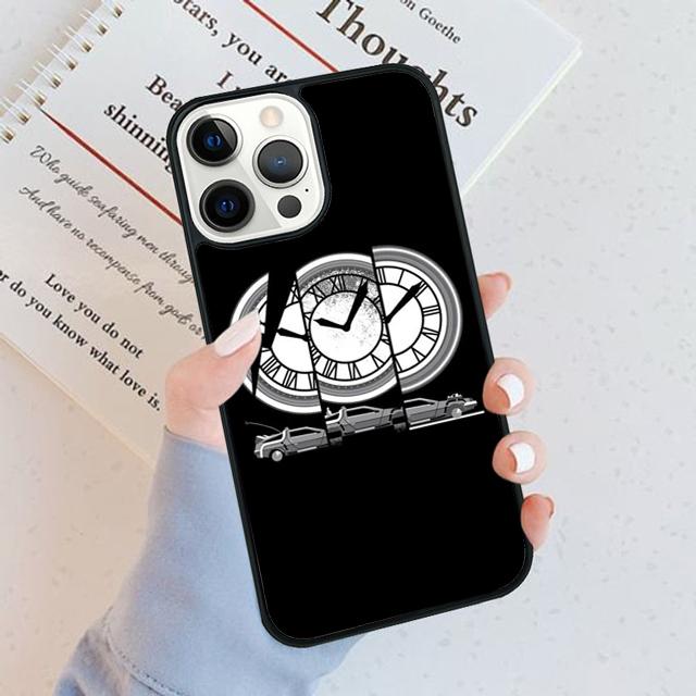Back to the Future DeLorean phone Case Cover For IPhone 18 17 Air 16 15 14 Plus apple 16 11 12 13 Pro Max coque