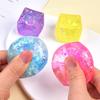Glitter Cube Squeeze Toy Anxiety Relief Stress Cube Squeeze Sensory Toy Slow Rising Office Workers Relaxation Stress Ball Desk Toy