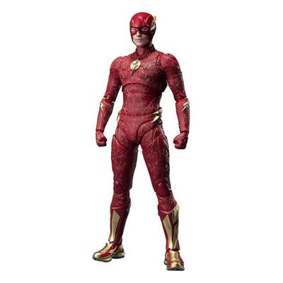 Figurine - BANDAI TAMASHII NATIONS - THE FLASH - 15 cm - Articulée - Accessoires inclus