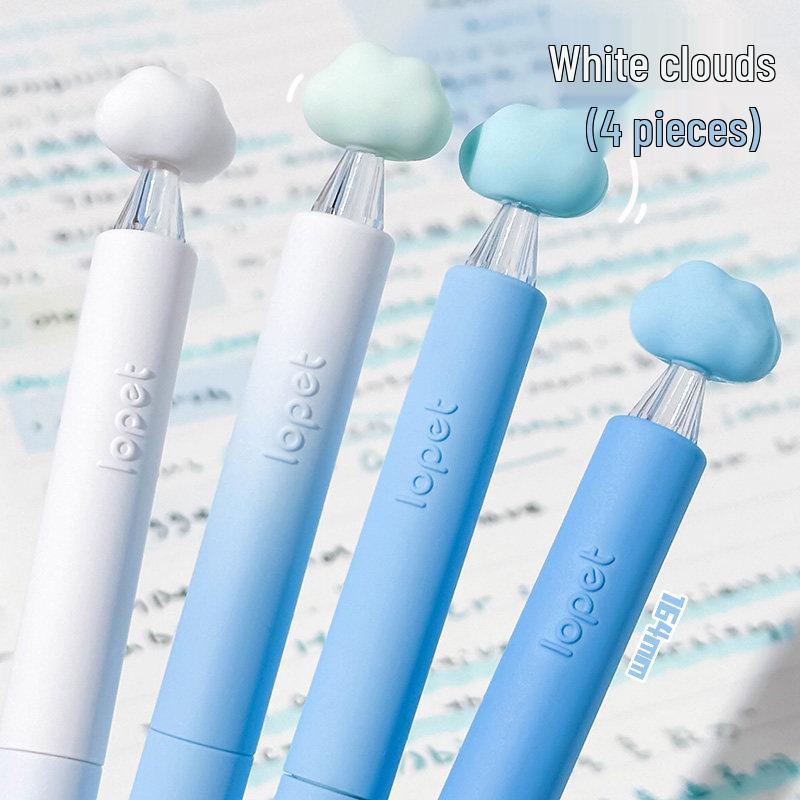 Cloud Twist Black Ink Quick-Dry Smooth Pen for Students