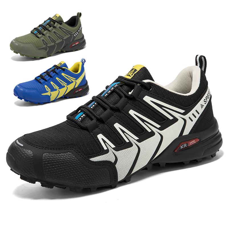 Men‘s Hiking Shoes Waterproof Trekking Sneakers Anti-slip Trail Running Outdoor Sneakers Wading Trainers Mountain Racing Shoes