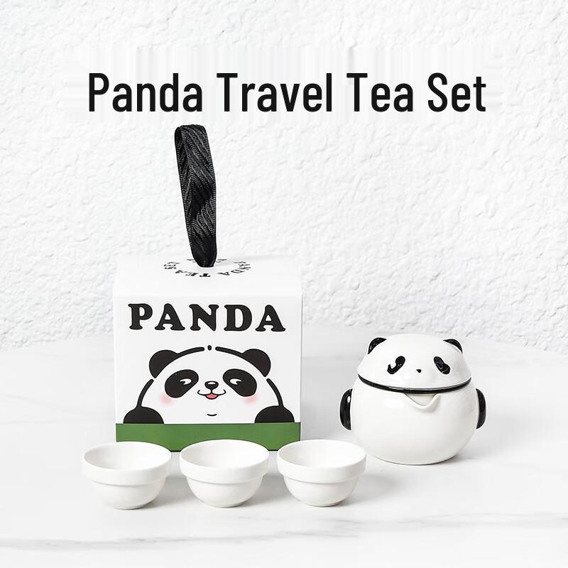 Panda Portable Travel Tea Set