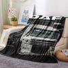 1PC DAF Patterned Flannel Blanket Suitable For All Seasons for Home Decor Warmth and Comfort Gifts Holiday Present