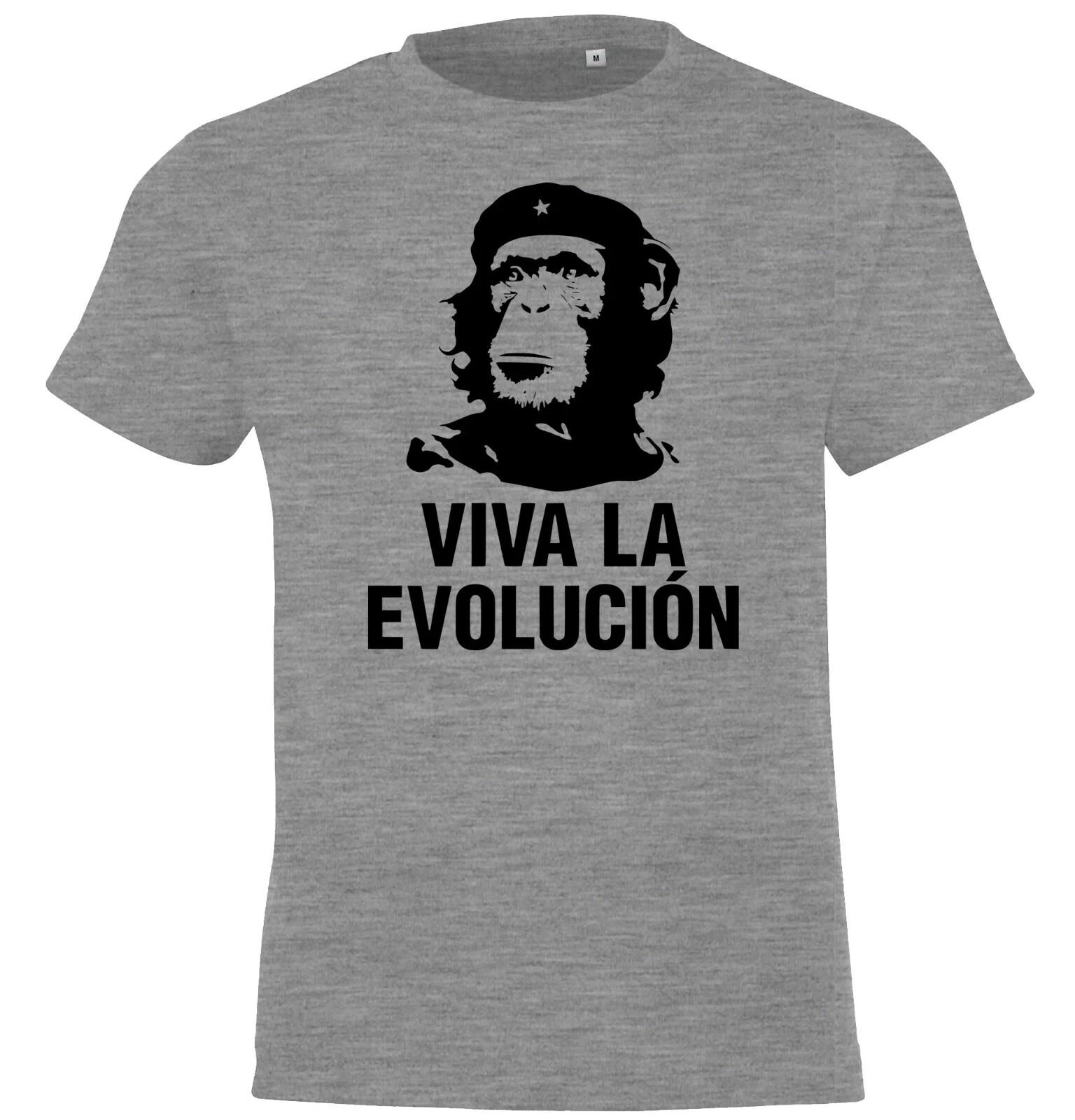 Youth Designz Kids kids boys T-Shirt Evolution Logo Print People Monkey Earth World Logo 110