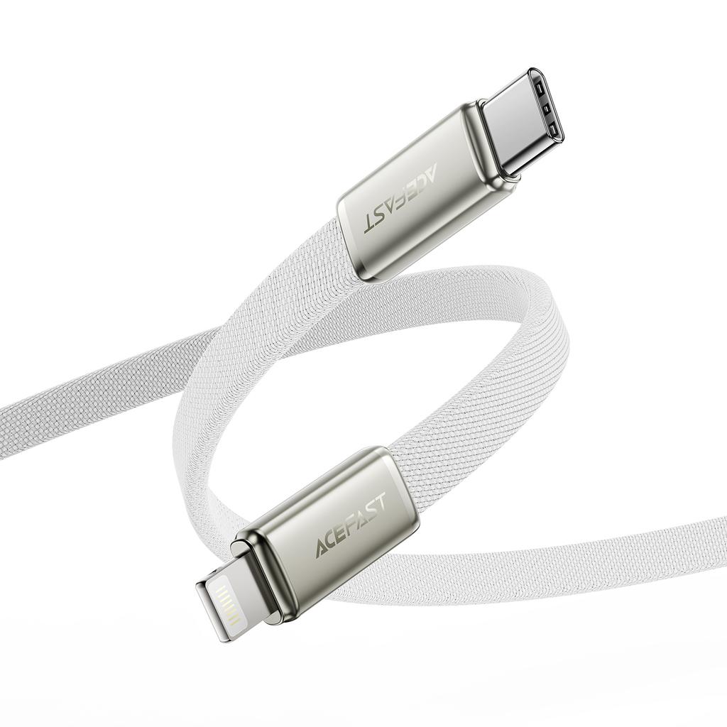 ACEFAST C24-01 Ultra-Thin USB-C to Lightning Cable 30W Fast Charging Data Sync Cord For iPhone / iPad
