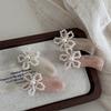 French Style Fashionable Hair Clips for Woman Tender Pink Acetate Pearl Alligator Clip Hair Ornament