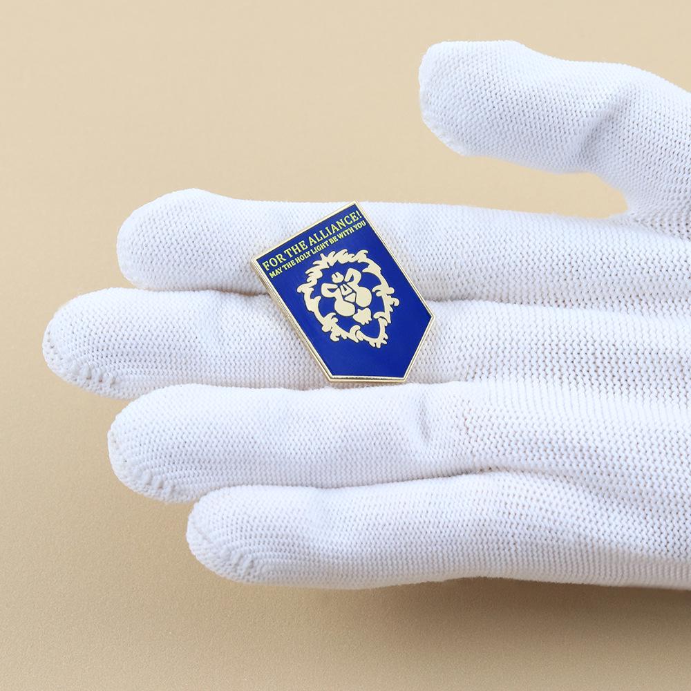 Spilla Bandiera Orda & Alleanza di World of Warcraft - Accessorio Icona Classica del Gioco