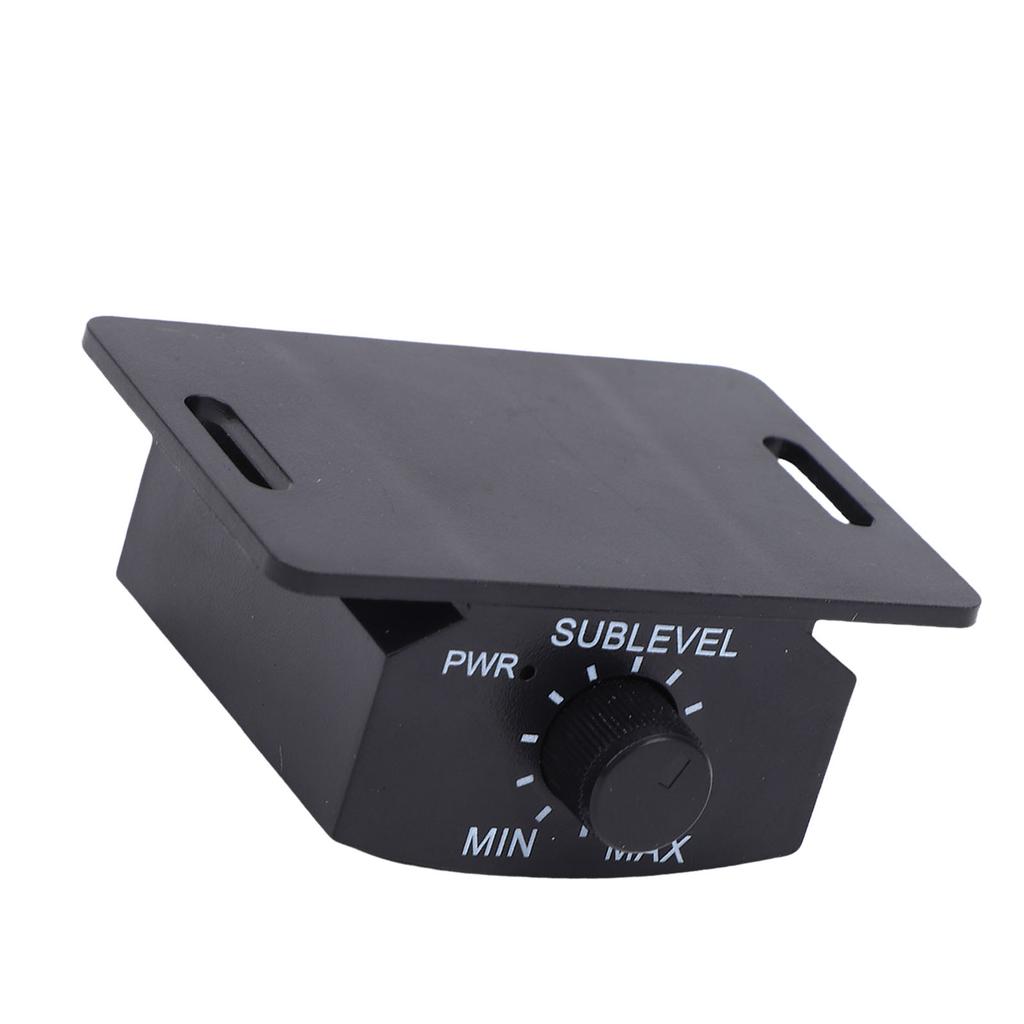 Bass Control Knob 6 Pin Subwoofer Volume Controller with 13ft Extension Cord Compatible with Most Car Amplifier Black