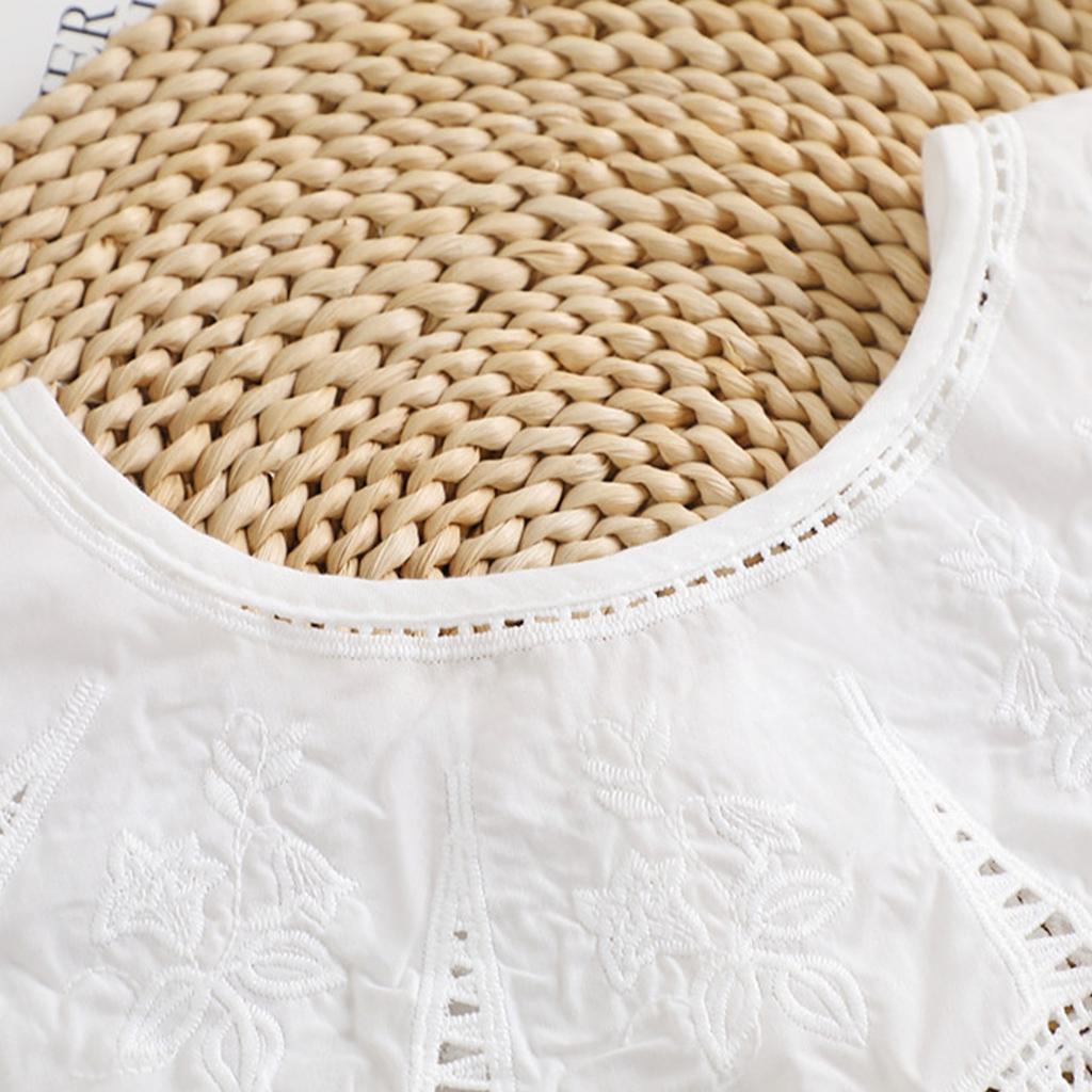 Satın alın Women Lovely Lace Fake Collar Embroidery False Collar