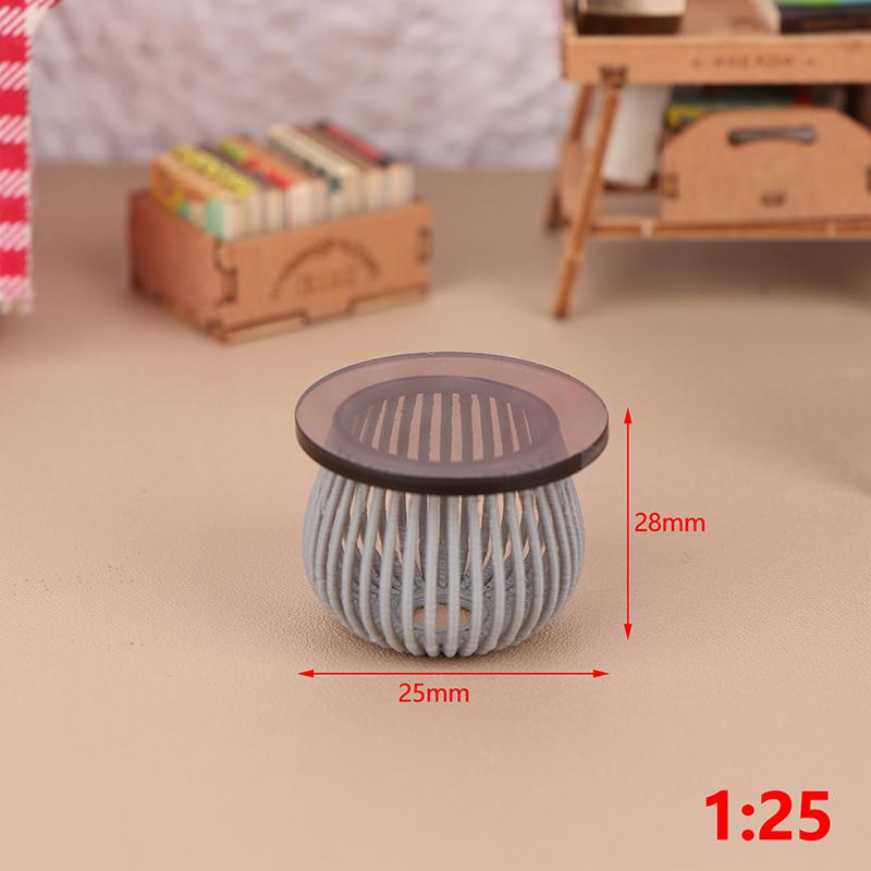 1Pc Puppenhaus Zubehör Dekoration Spielzeug Puppenhaus Miniatur Simulation Balkon Rattan Stühle Tische und Stühle Möbel Modell