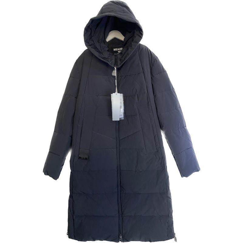 Factory Sample Clothes Hooded down Cotton Cotton-Padded Clothes for Women Mid Length Long Length Overknee Thickened Cold Protective Clothing Winter