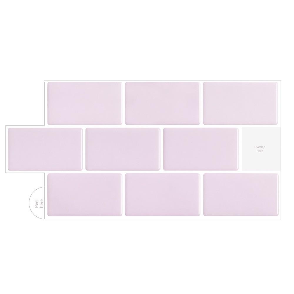 3D Crystal Epoxy Waterproof Wall Sticker: Easy-Install, Moisture-Proof Imitation Tile for Commercial Spaces