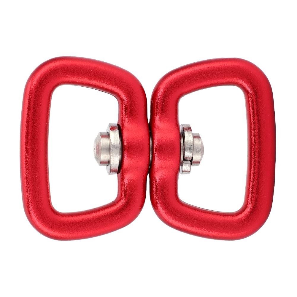 Outdoor Aluminum Alloy Key Connection Buckle Adapter Black