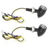 2x LED Turn Signal Lights Waterproof Micro Mini Shape 12V Motorcycle Indicators