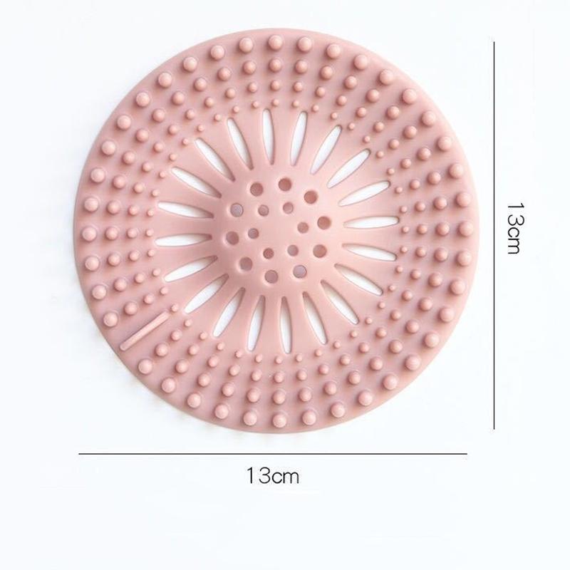1PC Silicone Kitchen Sink Drain Filter Screen Toilet Sewer Floor Drain Cover Bathroom Hair 13cm