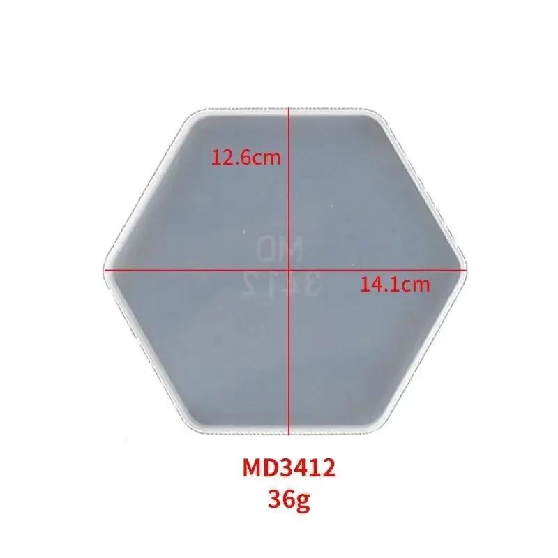 Ručně vyráběná silikonová forma pro pryskyřici DIY geometrická podložka pryskyřičná forma severský styl podložka křišťálová epoxidová forma podnos čajová souprava