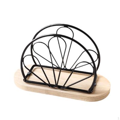 Freistehender Serviettenhalter mit Taschentuchablage für Arbeitsplatten