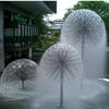 All-Copper Dandelion Crystal Ball Fountain Set for Park and Courtyard Landscaping