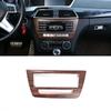 Pine Wood Grain Interior Air Conditioning Switch Panel Frame Stickers For Mercedes Benz C Class W204 2011-2014 Accessories