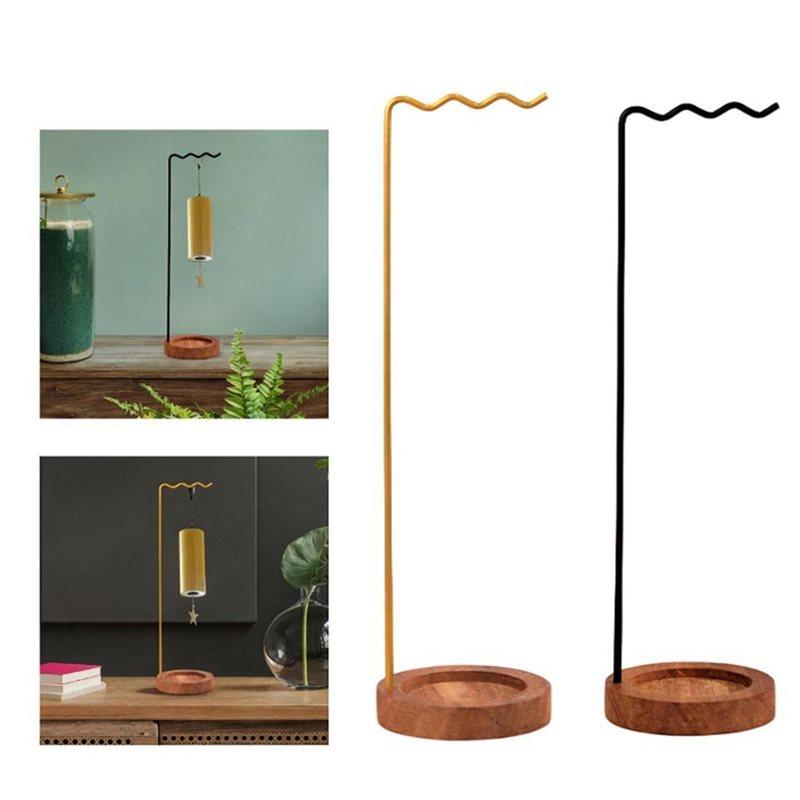 AS60-Calligraphy Brush Holder Rack Wind Chime Stand Desk Organizer Brush Hanger For Hanging Pottery