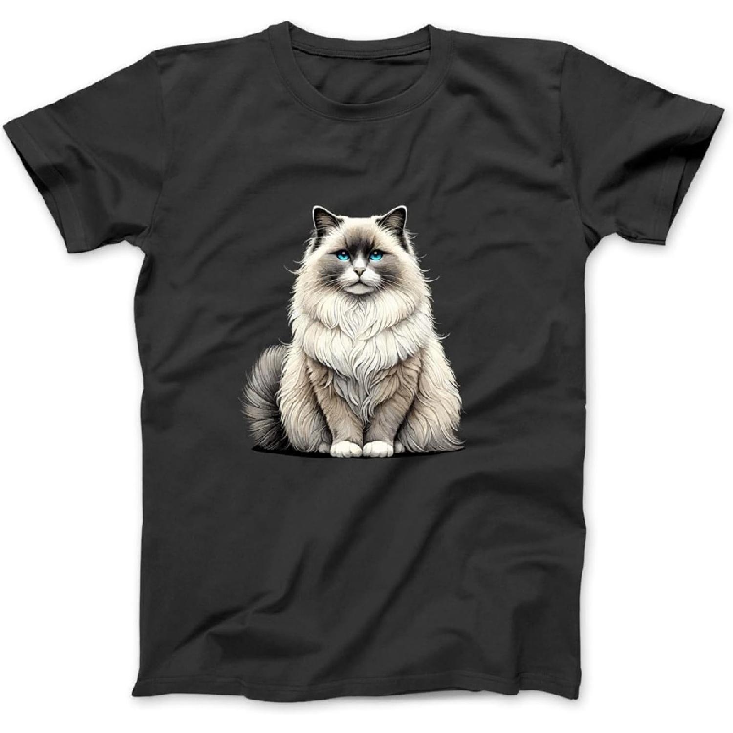 

Ragdoll Cat Ragdolls Puppy Cats Long Sleeve, T-Shirt, Sweatshirt, Hoodie for Men Women Kids Made in Canada Black XXXXXL різнокольоровий