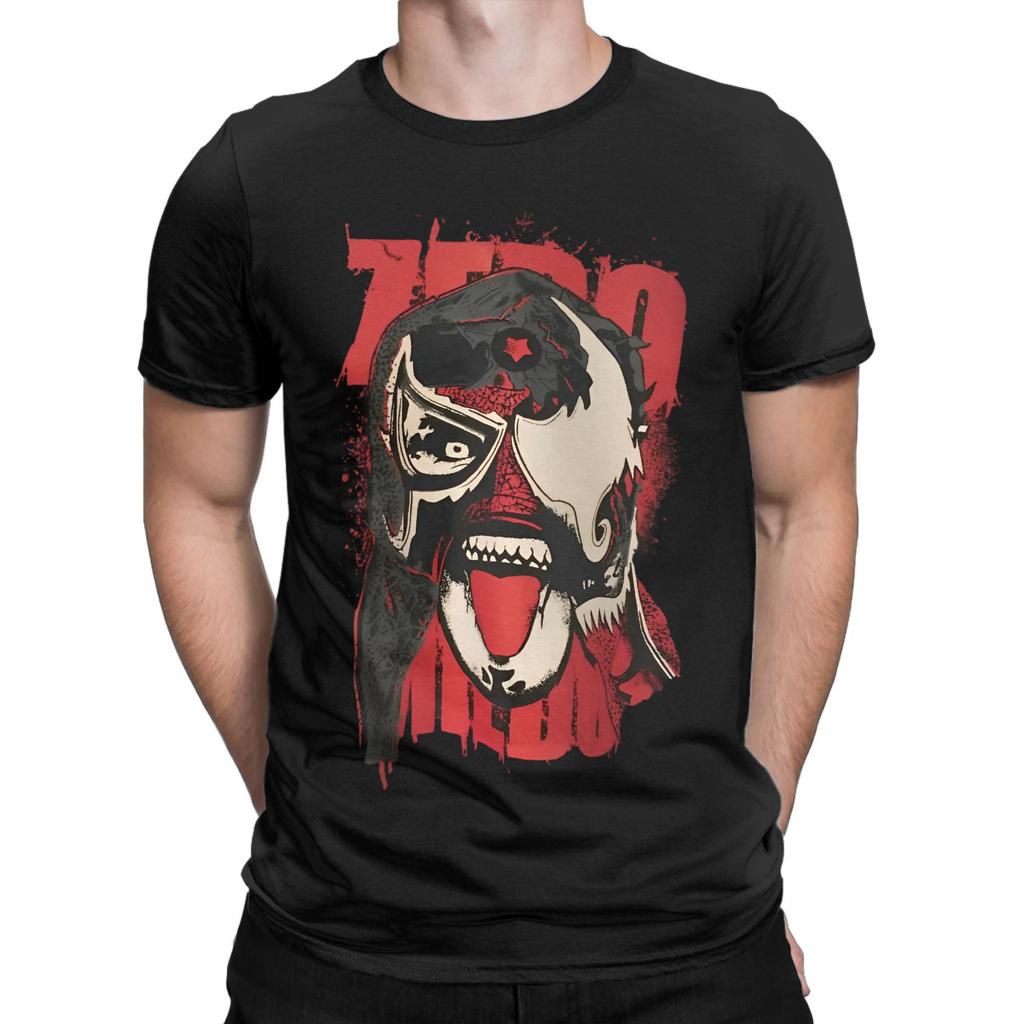 Lucha Bros Penta Says Men's T Shirts Penta Mask Boxing Fighter Creative Tee Short Sleeve Round Neck T-Shirt Cotton merchandise