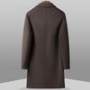 Suit Collar Double-sided Woolen Coat Men's Autumn and Winter New Goose Down Removable Liner Business Woolen Coat