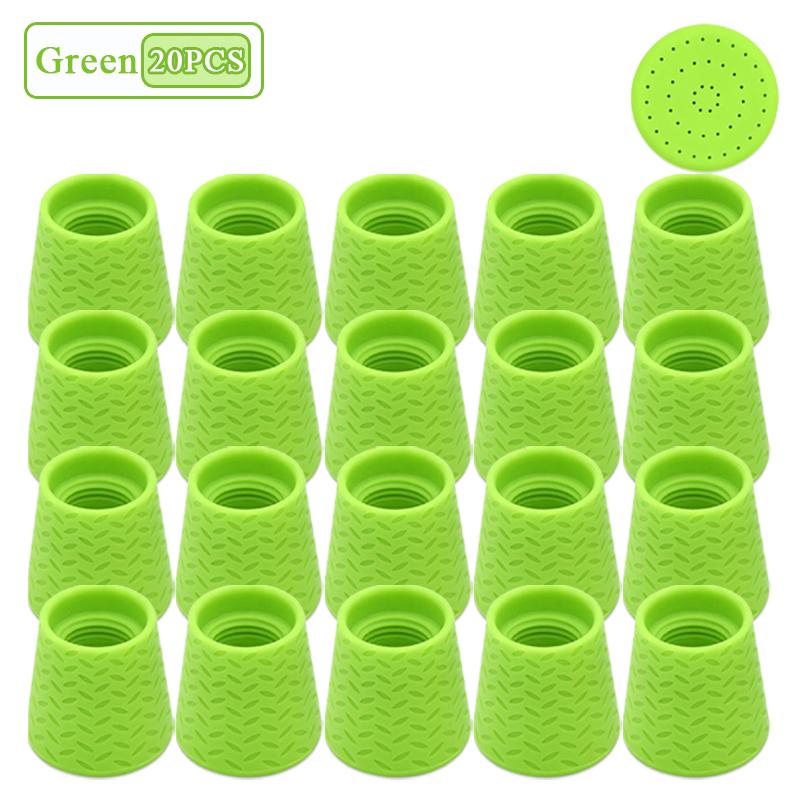 1-20PCS Silicone Shower Head Portable Outdoor Bathing Faucet Attachment Pet Bathing Nozzle for Camping Hiking and Beach Trips