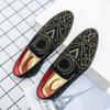 Men's Shoes Trendy Rhinestone Leather Shoes Men's Pointed Toe One-pedal Loafers Men's Casual Shoes Men's Korean Version of Youth Fashion Foot Cover