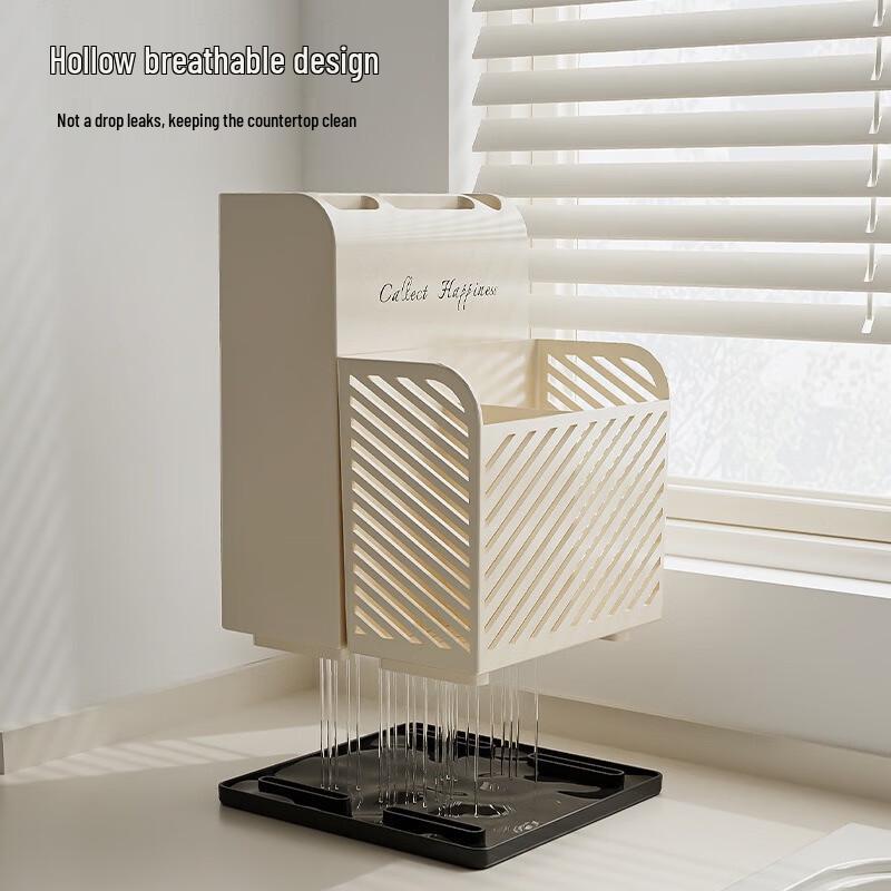 Integrated Kitchen Knife and Chopstick Holder