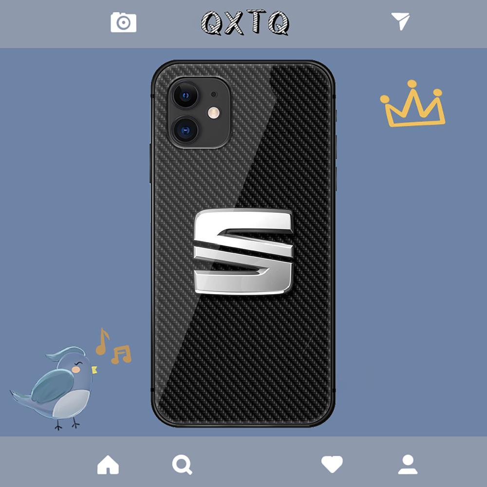 Cupras Spanische Mode Logo Hülle Für iPhone Samsung Galaxy Redmi Note S 17 16 15 14 13 20 24 25 54 Pro Max Ultra Fe Gehärtetes Glas Abdeckung