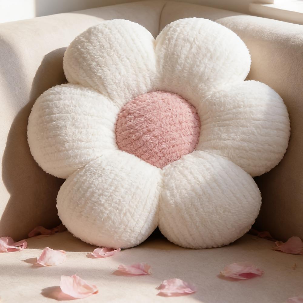 PP Cotton Stuffed Flower Plush Pillow Soft Chair Mat Comfortable Car Seat Pillow Home Decoration