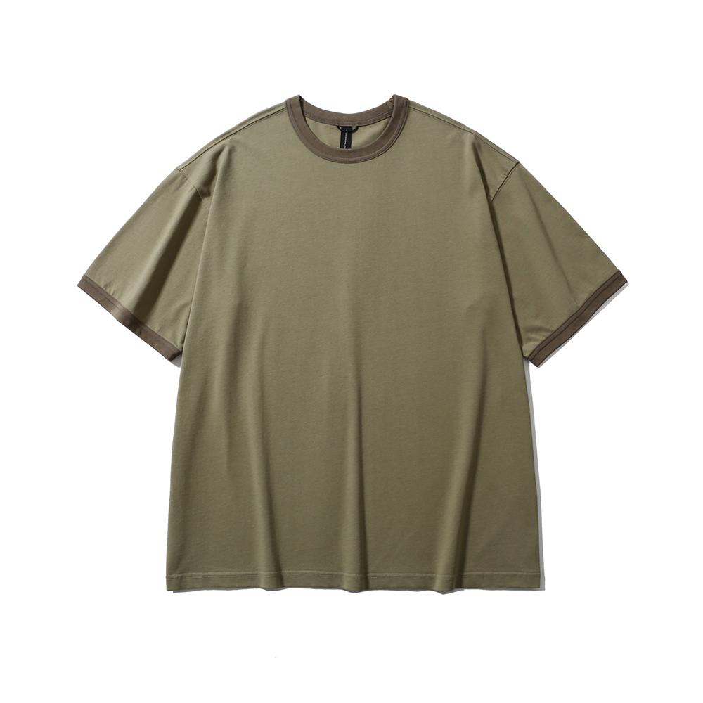 Moif [Ss25] Ringer H/S Tee / Olive Gray Olive Gray/1(S)