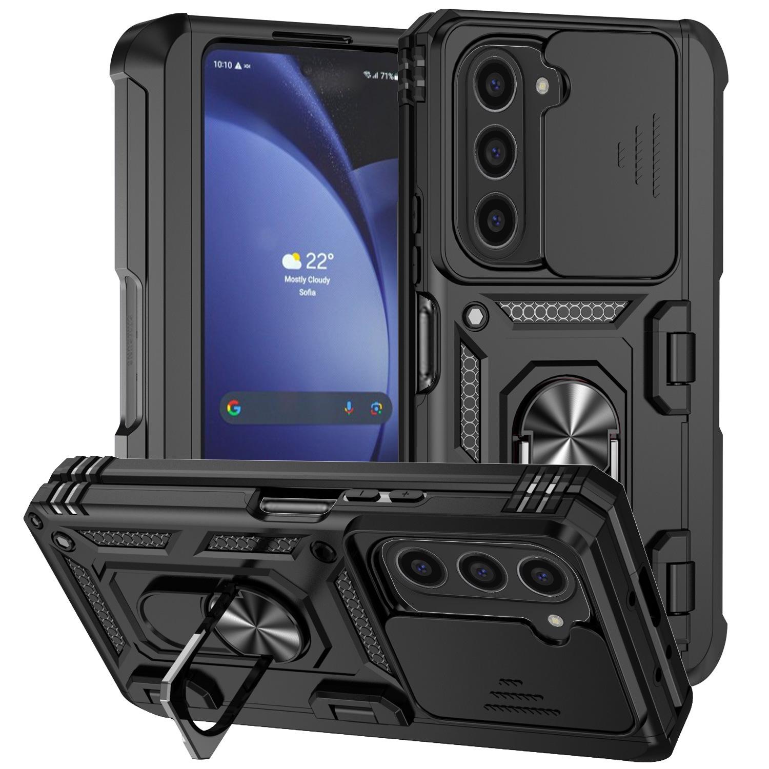 

Samsung Fold7 Push-Out Bracket Case | Military-Grade, Drop-Proof Protection for ZFold5 and Fold6 Fold7 чёрный