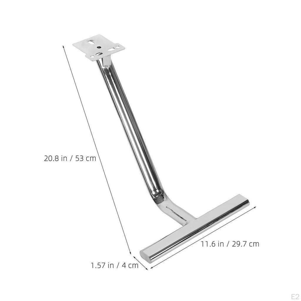 Salon Chair Foot Pedal Replacement Stainless Steel Hair Styling Footrest Hardware Spare Part